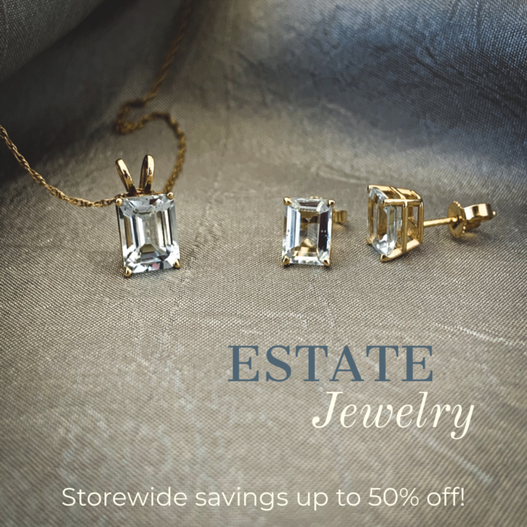 Huge selection of estate jewelry!